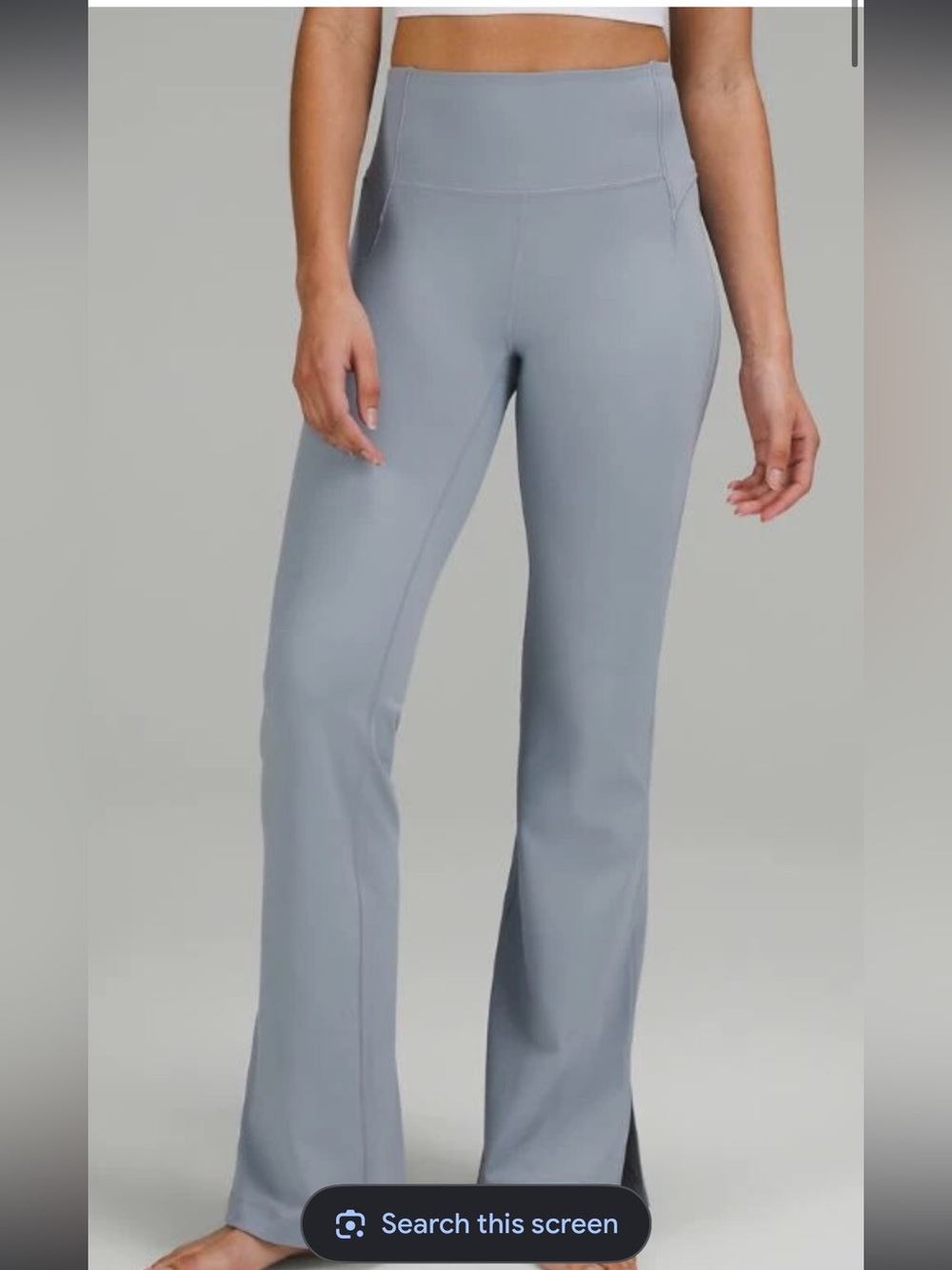 Lululemon groove high rise split hem Flare Yoga Pants size 4 perfect condition